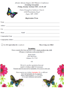 Women's Conference registration