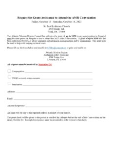 Grant Request Form